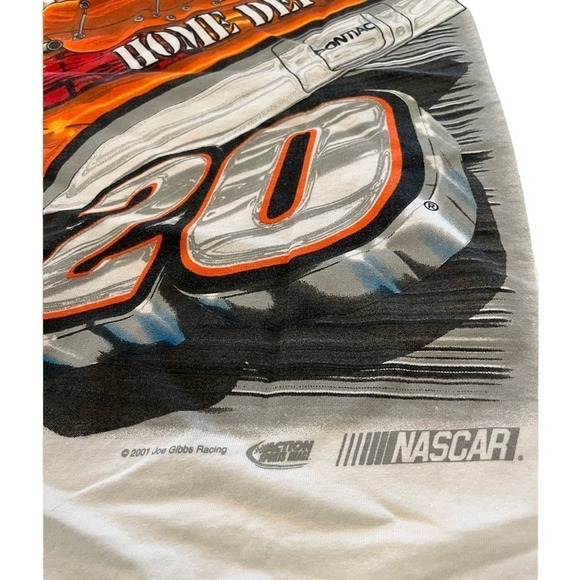 Vintage NASCAR Home Depot Tony Stewart All-Over Print T-Shirt Large - Picture 6 of 6